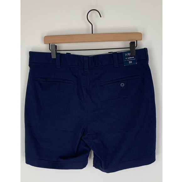 Banana Republic Mens 7" Flex Chino Short Navy Blue Size 33 New - Picture 6 of 10